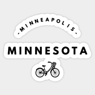 Bike Minnesota Minneapolis Sticker